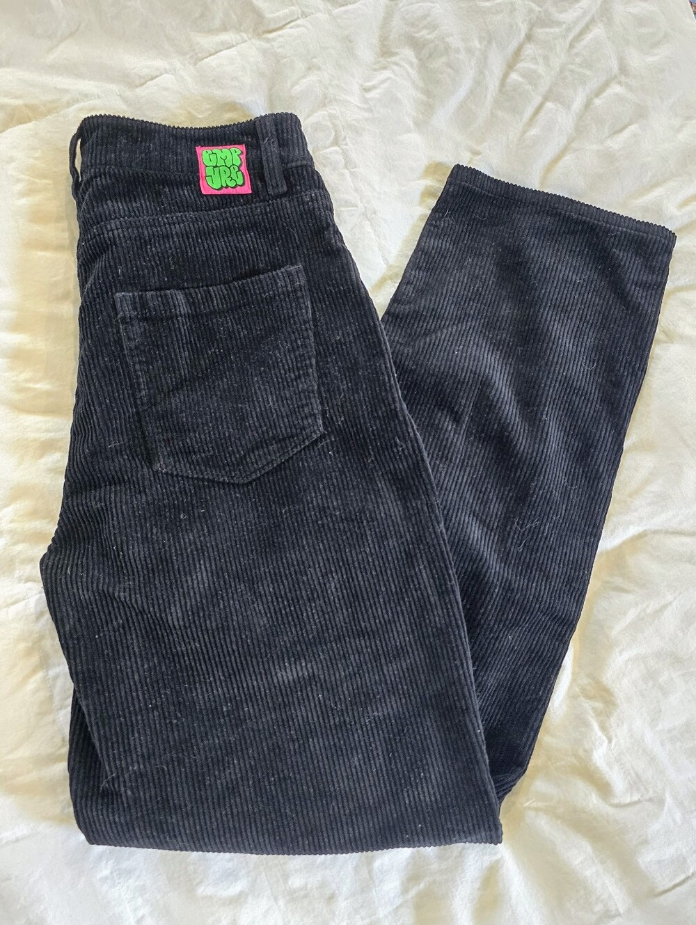 Empyre Jeans Tori Cords Pants Black Size 2 High Waist